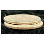 1917 and 1940 Walking Liberty Half Dollars - 90% Silver