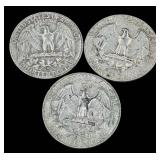 14 Washington Quarters 1953- 1964 - 90% Silver
