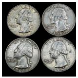 14 Washington Quarters 1953- 1964 - 90% Silver