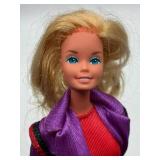 1967 Miss America Barbie and 1980 Rolller Skating Barbie with Walk Lively Barbie Doll Stand