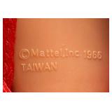 1967 Miss America Barbie and 1980 Rolller Skating Barbie with Walk Lively Barbie Doll Stand