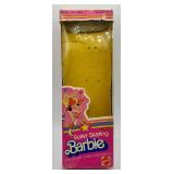 1967 Miss America Barbie and 1980 Rolller Skating Barbie with Walk Lively Barbie Doll Stand