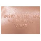 1967 Miss America Barbie and 1980 Rolller Skating Barbie with Walk Lively Barbie Doll Stand