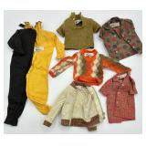 Collection of 2 Malibu Barbies 1966, 1967 and 1 Ken Doll 1968 with Clothing