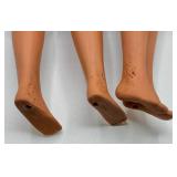 Collection of 2 Malibu Barbies 1966, 1967 and 1 Ken Doll 1968 with Clothing