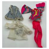 1970 Topper "Dawn" Doll and Mattel Bendy Barbie Friend with Clothing