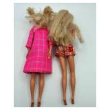 Four 1966 Barbie Dolls plus Doll Clothing and Accessories