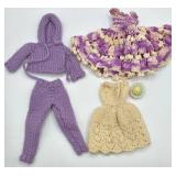 Four 1966 Barbie Dolls plus Doll Clothing and Accessories