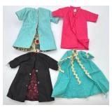 Four 1966 Barbie Dolls plus Doll Clothing and Accessories