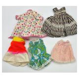 Four 1966 Barbie Dolls plus Doll Clothing and Accessories