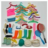 Four 1966 Barbie Dolls plus Doll Clothing and Accessories