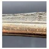 Sterling Silver Bundle of Weighted Candlesticks and Carving Set with Sterling Handles