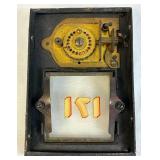 Vintage Post Office Box Doors and Brass Post Office Safe Deposit Box Numbers