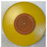 Hand Painted Wooden Lazy Susan, Box Purse and Munising 3-footed Serving Bowl