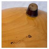 Hand Painted Wooden Lazy Susan, Box Purse and Munising 3-footed Serving Bowl