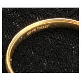 Three 14 kt Gold Rings