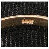 Three 14 kt Gold Rings