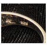 5 Sterling Silver Rings - Size 7