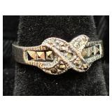 5 Sterling Silver Rings - Size 7