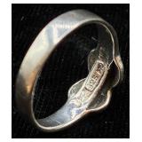 5 Sterling Silver Rings - Size 7