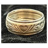 5 Sterling Silver Rings - Size 7