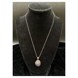 Sterling Silver .925 Sterling Silver Necklace and Earrings Set