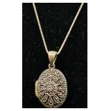 Sterling Silver .925 Sterling Silver Necklace and Earrings Set