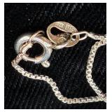 Sterling Silver .925 Sterling Silver Necklace and Earrings Set