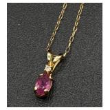 Two 14 KT Gold Necklaces