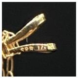 Two 14 KT Gold Necklaces