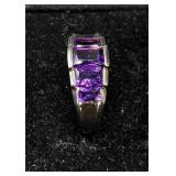 Two Sterling Silver Cocktail Rings