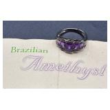 Two Sterling Silver Cocktail Rings