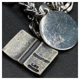 Bundle of 5 Sterling Silver .925 Bracelets