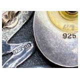 Large Assortment of Sterling Silver .925 Earrings