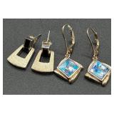 Large Assortment of Sterling Silver .925 Earrings