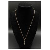 14K Gold Assortment of Earrings, Necklaces, Pendant and Cuff Link