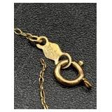 14K Gold Assortment of Earrings, Necklaces, Pendant and Cuff Link