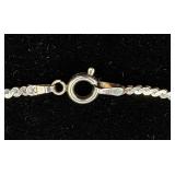 Sterling Silver .925 Braided Herringbone Chain Necklaces