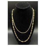 Two Sterling Silver .925 Necklaces