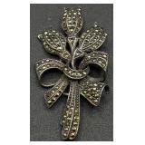 Black Hills Gold Earrings & Ring plus 3 Sterling Silver Pins