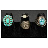 Assortment of Sterling Silver .925 Rings