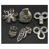 Vintage Glam-Style Necklaces, Earrings, Brooches, Pins, Rings and more
