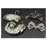 Vintage Glam-Style Necklaces, Earrings, Brooches, Pins, Rings and more