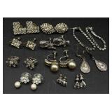 Vintage Glam-Style Necklaces, Earrings, Brooches, Pins, Rings and more