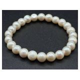 Vintage IWI Double Strand Pearl Necklace 14K Gold Clasp and Pearl Bracelet