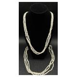 Pair of 3-Layered Pearl Necklaces