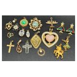 Large Assortment of Vintage Earrings, Clip-Ons, Twist-Ons, Pins, Brooches, & Pendants