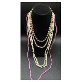 Abalone Shell Trinket Dish and Coastal Jewelry Bundle