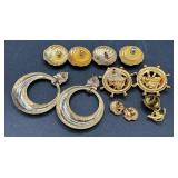 Abalone Shell Trinket Dish and Coastal Jewelry Bundle