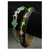 Assortment of Vintage Floral Brooches, Earrings, Necklaces, and Bracelets